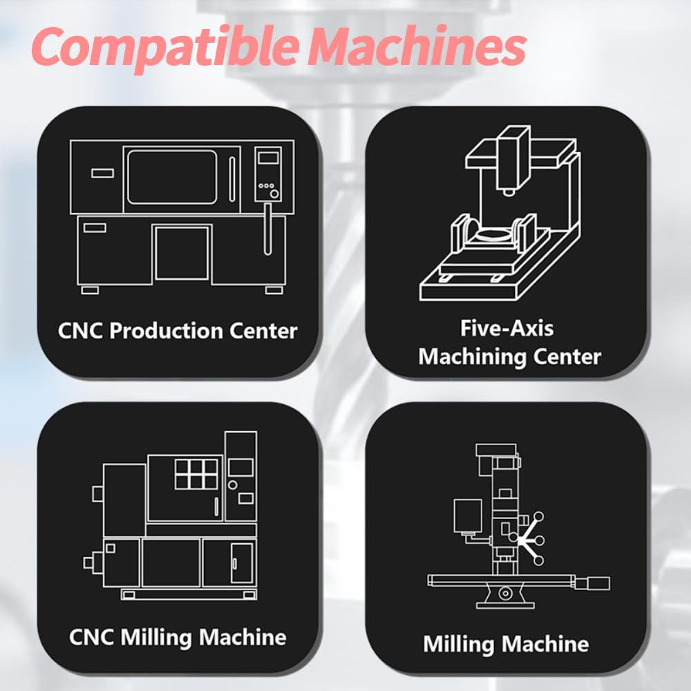 HRC55 Carbide Square End Mills-2 Flute TiSiN Coated,for Milling Alloy Steels, Hardened Steel, Metal etc. (D20*100mm)