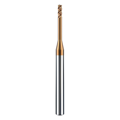 HRC55 Carbide Flat End Mills Deep Groove Mills 4 Flute，Suitable for Side milling Slotting， for Milling Alloy Steels. (d1.5*4.5*6*D4*50L*4F)