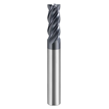 Carbide Unequal Helix End Mills for Stainless Steel-4 Flute TiALSiN Coated,For Milling Alloy Steels, Hardened Steel, Metal etc. (D2*6*D4*50L*4F)