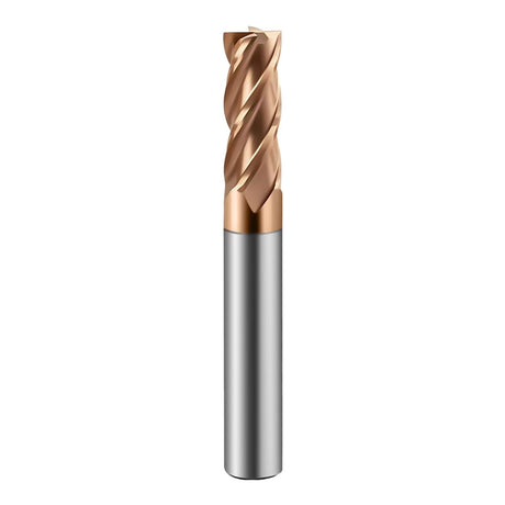 HRC55 Carbide Square End Mills-4 Flute TiSiN Coated for Milling Alloy Steels, Hardened Steel, Metal etc.size D14x100mm