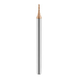 Carbide 2 Flutes Micro Carbide Flat End Mills HRC 60 TiSiN coating.
