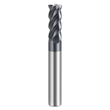 HRC60 Carbide Square End Mills-4 Flute TiSiN Coated for Milling Alloy Steels, Hardened Steel, Metal etc.size D10x100mm