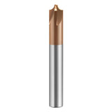 Carbide Radius Corner Rounding Inner R End Mills 4 Flute TiSiN Coated,for Milling Alloy Steels,Hardened Steel, Metal. (R2*9*D6*50L*4F)