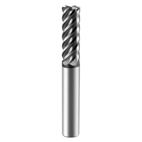 Carbide Finish Flat End Mills for Cutting Alloy Steels,Cast Iron, Hardened Steel - 6 Flute TiALSiN Coated Cutting Tools. (D12*32*D12*75*6F)