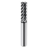 Carbide Finish Flat End Mills for Cutting Alloy Steels,Cast Iron, Hardened Steel - 6 Flute TiALSiN Coated Cutting Tools. (D16*45*D16*100*6F)