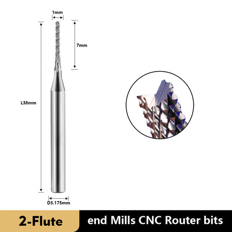 End Mills - Brocas de fresado CNC