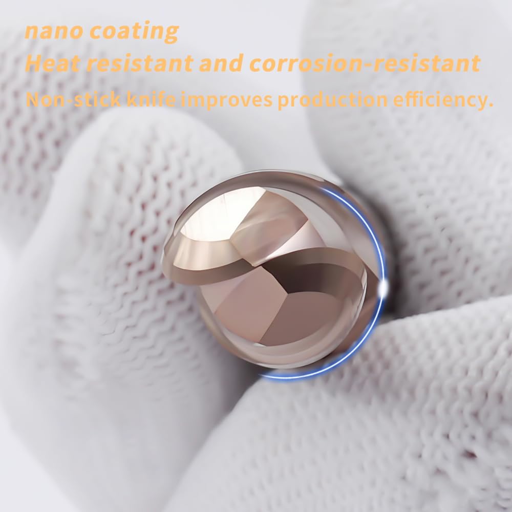 HRC55 Carbide Ball Nose End Mills-2 Flute TISIN Coated,For Milling Alloy Steels, Hardened Steel, Metal etc.size R9x100mm