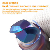 （R0.5-R6）HRC65 Carbide Ball Nose End Mills-2 Flute TISIN Coated,For Milling Alloy Steels, Hardened Steel, Metal etc.size