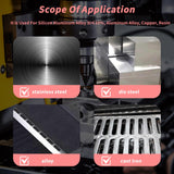 HRC55 Carbide Square End Mills-2 Flute TiSiN Coated,for Milling Alloy Steels, Hardened Steel, Metal etc. (D14*100mm)