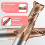 HRC55 Carbide Square End Mills-2 Flute TiSiN Coated,for Milling Alloy Steels, Hardened Steel, Metal etc. (D18*100mm)
