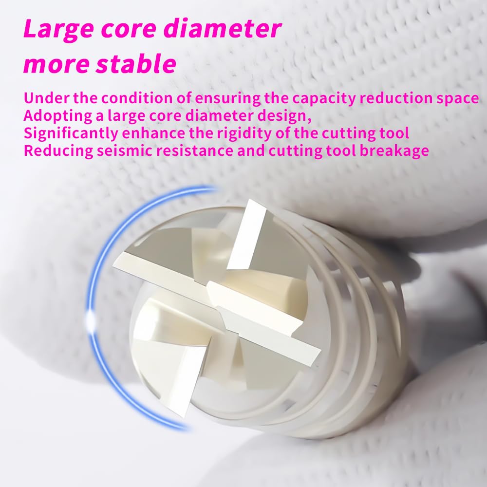 (D3-D16)Carbide Titanium alloy End Mills 4 Flute ZrN Coating,for Titanium alloy.