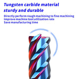 （D1-D12）HRC65 Carbide Corner Radius End Mill 4 Flute TiAlSiN for Alloy Steel,Cast Iorn,Cooper Alloy etc.