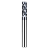 HRC60 Carbide Corner Radius End Mill 4 Flute TiAlSiN for Alloy Steel,Cast Iorn,Cooper Alloy etc.size D2xR0.5x50mm